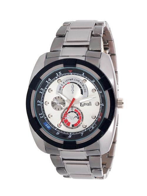 grey stainless steel analog wrist watch - 11374430 - Very Small Image - 1