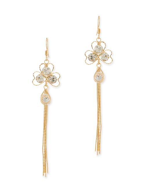 gold brass studs earring - 11381655 - Very Small Image - 1