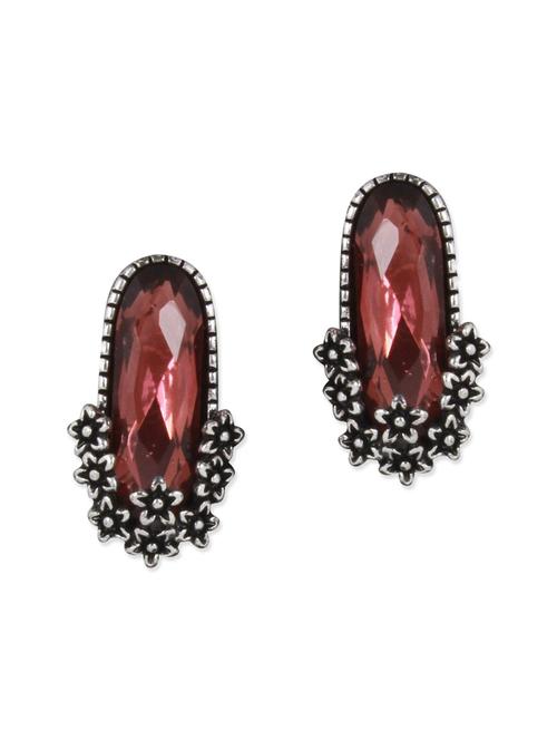 red brass studs earring - 11388740 - Very Small Image - 1
