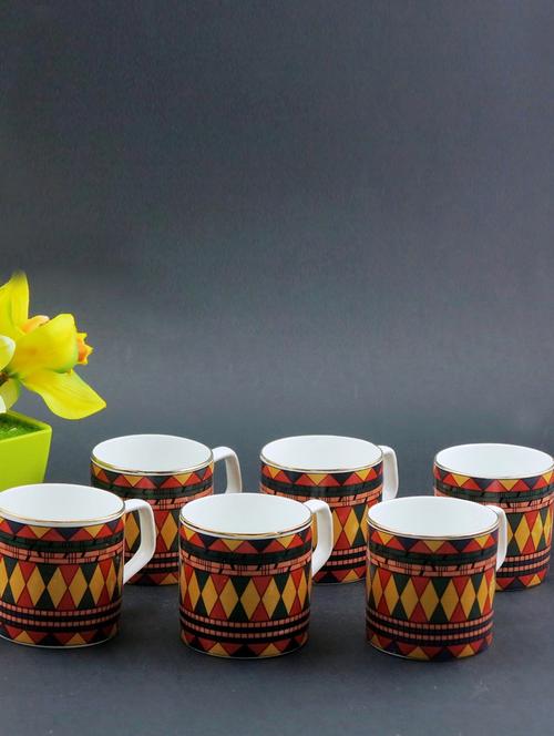 multicolour ceramic mug set  - 1139059 - Very Small Image - 1