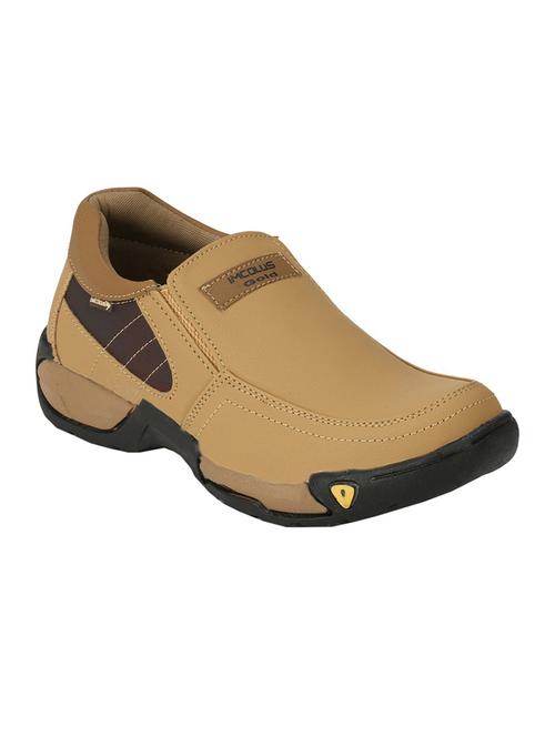 beige leather casual slipon - 11392072 - Very Small Image - 1