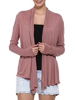 solid pink viscose shrug - 11392572 - Very Small Image - 1