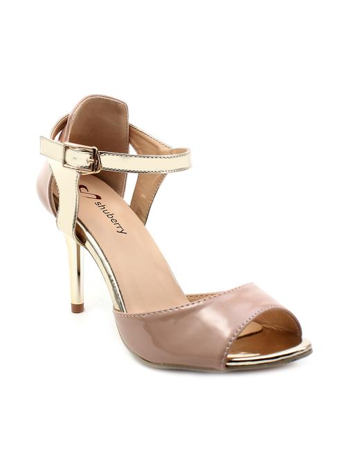 pink  faux leather ankle strap  sandal - 11395944 - Very Small Image - 1