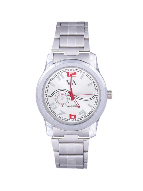 white metal men analog watch - 11402280 - Very Small Image - 1