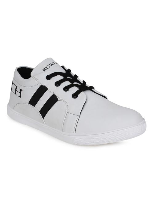white leatherette sneaker - 11404967 - Very Small Image - 1