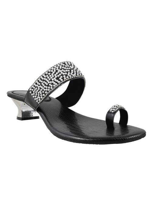 black mesh slip on sandals - 11410210 - Very Small Image - 1