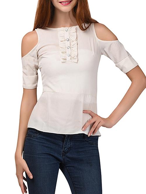 solid white top - 11411527 - Very Small Image - 1