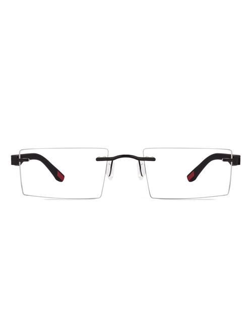 white metal rectangle men spectacle frame - 11416152 - Very Small Image - 1