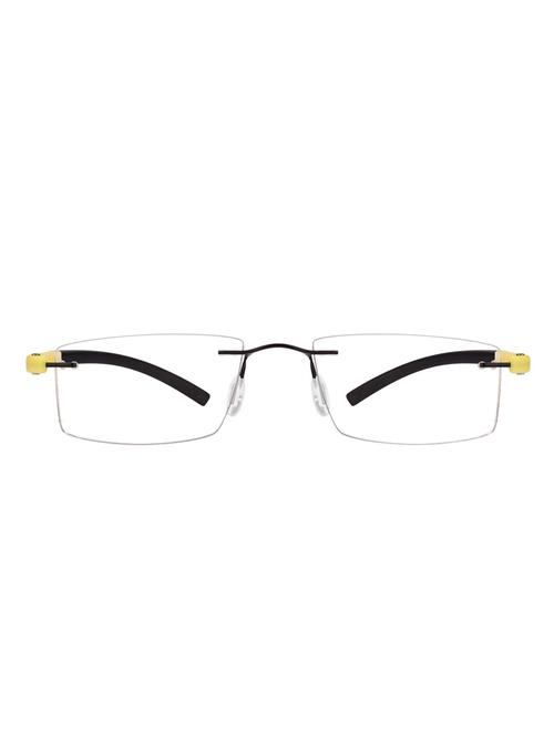white metal rectangle men spectacle frame - 11416158 - Very Small Image - 1