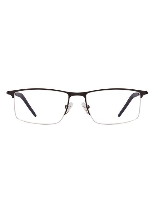 white metal rectangle men spectacle frame - 11417057 - Very Small Image - 1