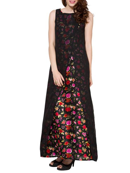 black polyester dress - 11420119 - Very Small Image - 1