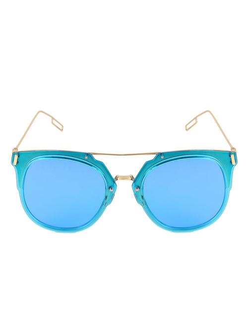 blue metal round men sunglass - 11421982 - Very Small Image - 1