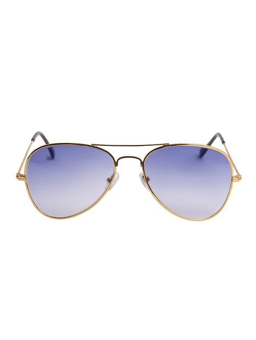 blue metal aviator men sunglass - 11422023 - Very Small Image - 1