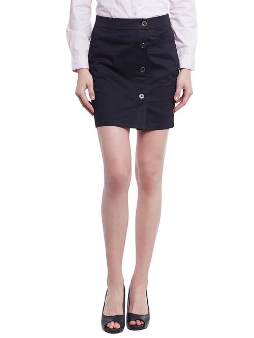 black cotton pencil  skirts - 11428276 - Very Small Image - 1