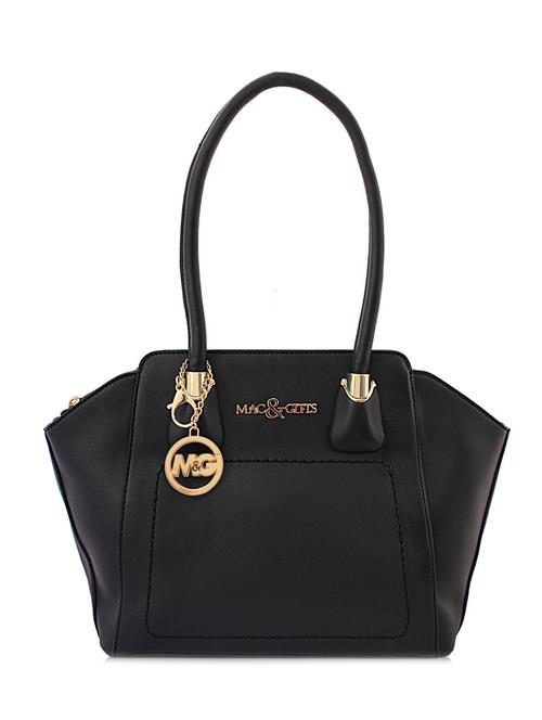 black leatherette handbag - 11436360 - Very Small Image - 1