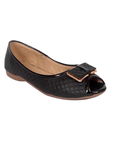 black faux leather sandal - 11438555 - Very Small Image - 1