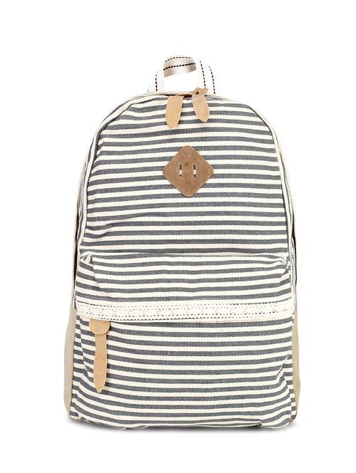 grey cotton backpack - 11441463 - Very Small Image - 1