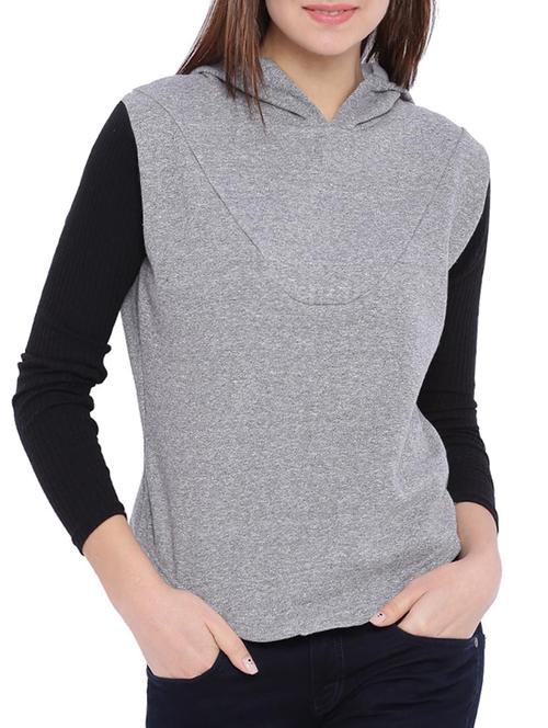 women's plain sweatshirt - 11446814 - Very Small Image - 1