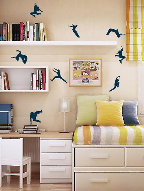 blue parlour vinyl wall sticker - 1144696 - Very Small Image - 1