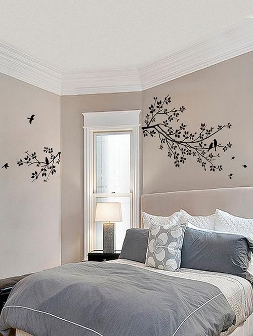 black longing branch vinyl wall sticker - 1144755 - Very Small Image - 1