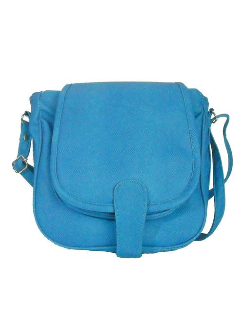 blue leatherette  sling bag - 11450681 - Very Small Image - 1