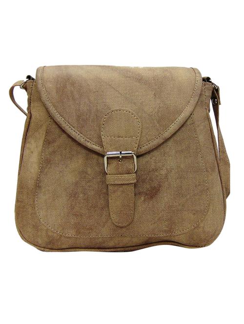 brown leatherette  sling bag - 11450688 - Very Small Image - 1