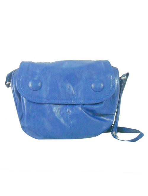 blue leatherette  sling bag - 11450696 - Very Small Image - 1