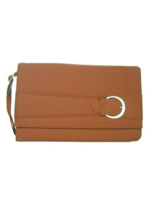 brown leatherette sling bag - 11450732 - Very Small Image - 1