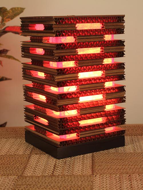 brown cardboard table lamp - 11455228 - Very Small Image - 1