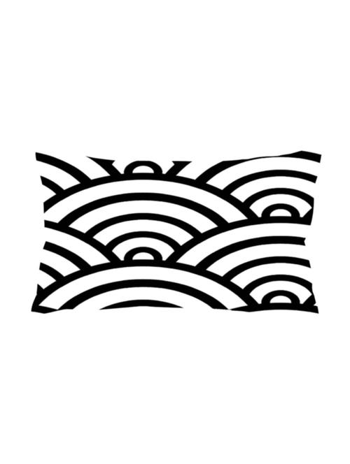 black printed pillows & insert - 11455909 - Very Small Image - 1