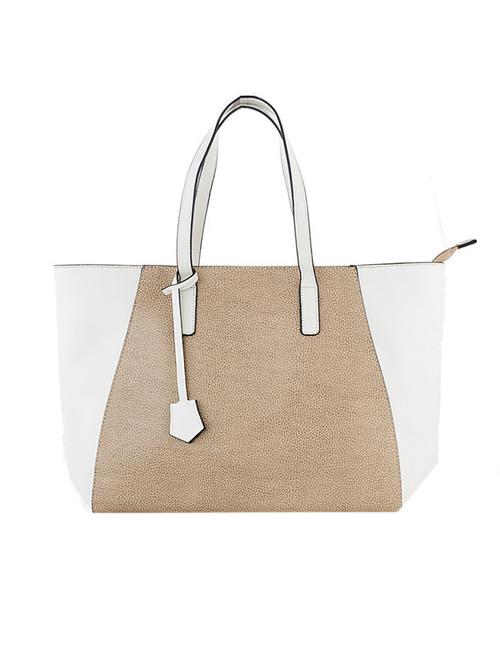 white leatherette  handbag - 11456055 - Very Small Image - 1