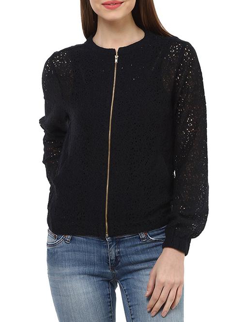 black cotton jacket - 11459234 - Very Small Image - 1