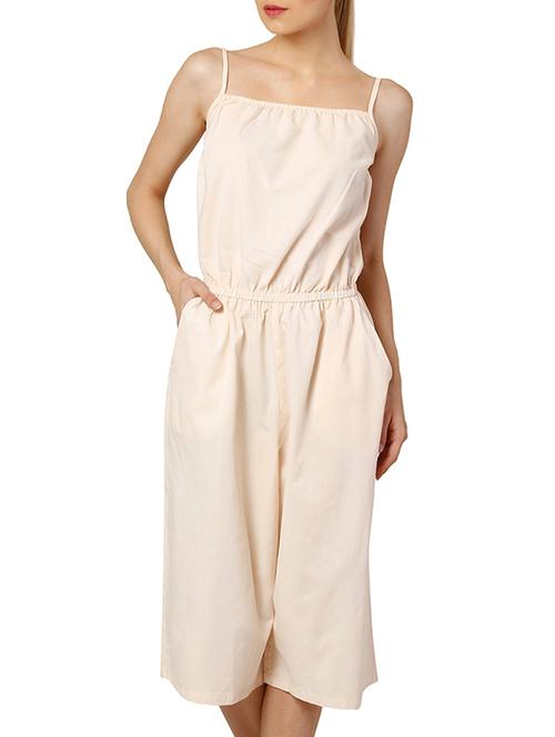 beige cotton 34  jumpsuit - 11459239 - Very Small Image - 1