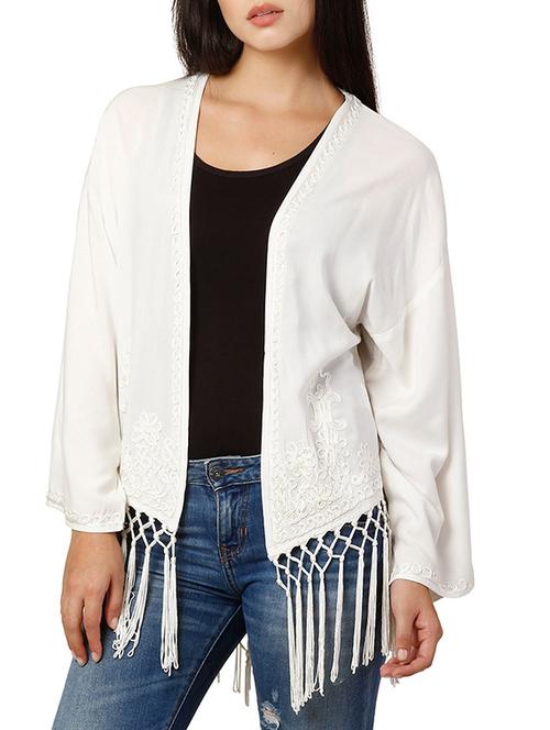 solid white casual shrug - 11459270 - Very Small Image - 1