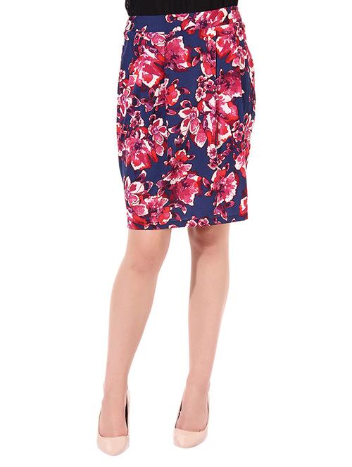 red polyester pencil  skirts - 11459284 - Very Small Image - 1