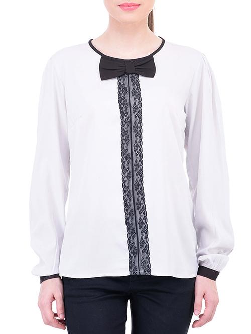white regular top - 11459435 - Very Small Image - 1
