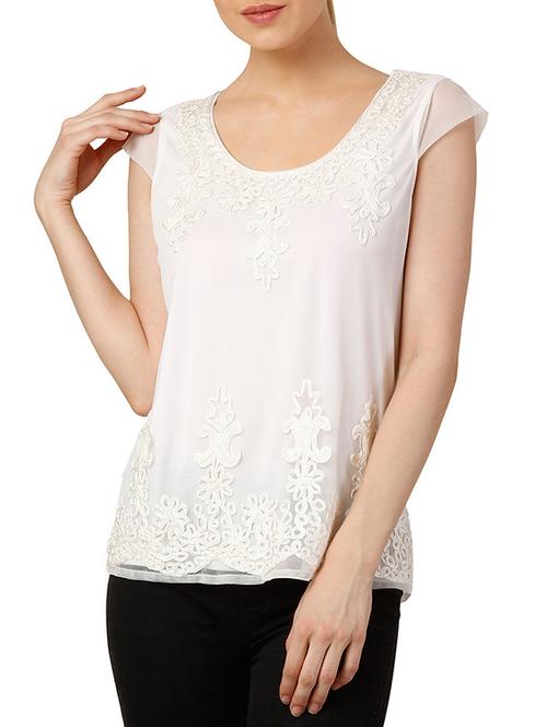 white regular top - 11459486 - Very Small Image - 1