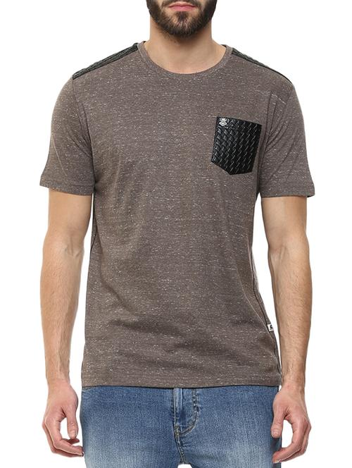 grey cotton t-shirt - 11460410 - Very Small Image - 1