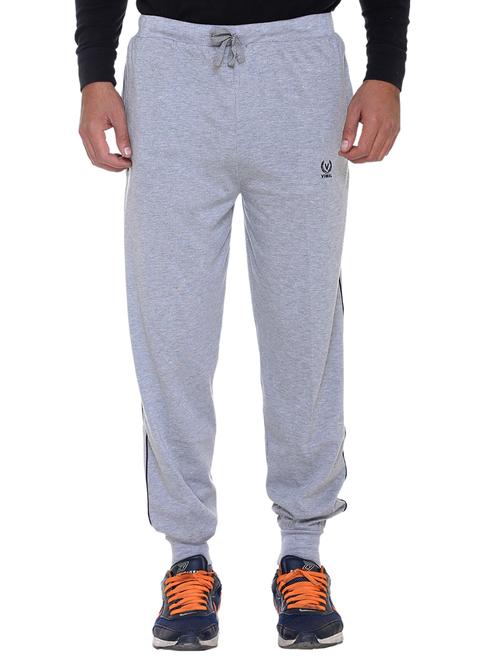 grey cotton full length jogger - 11462260 - Very Small Image - 1