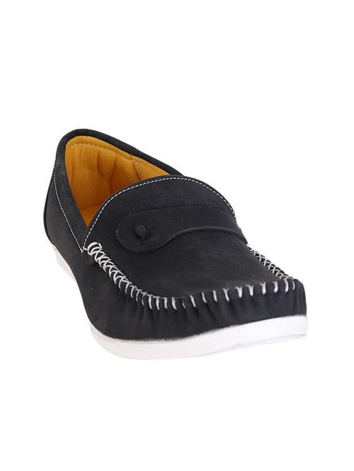 black synthetic slip on loafers - 11468201 - Very Small Image - 1
