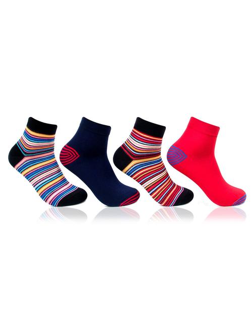 multi colored cotton sock set of 4 - 11475999 - Very Small Image - 1