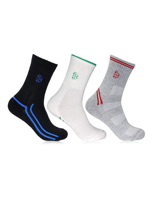 multi colored cotton sock (set of 3 pairs) - 11476048 - Very Small Image - 1