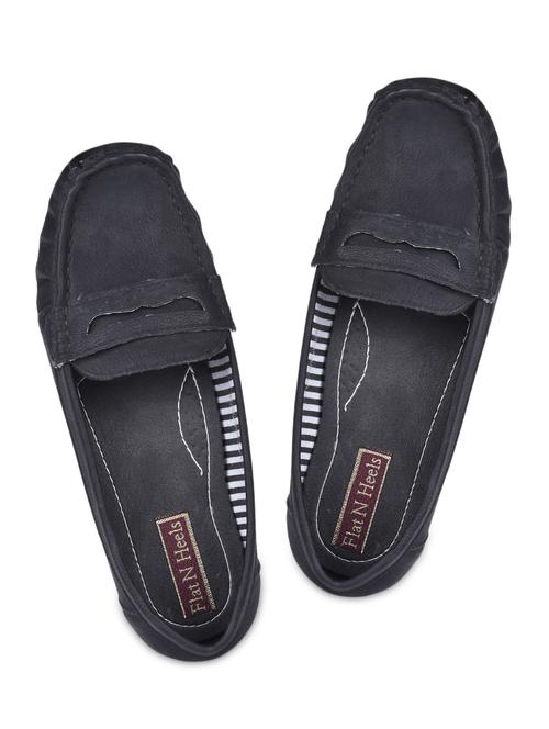 black leatherette loafers - 1147768 - Very Small Image - 1
