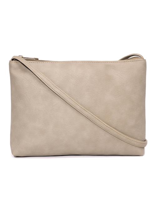 beige leatherette (pu sling bag - 11478587 - Very Small Image - 1