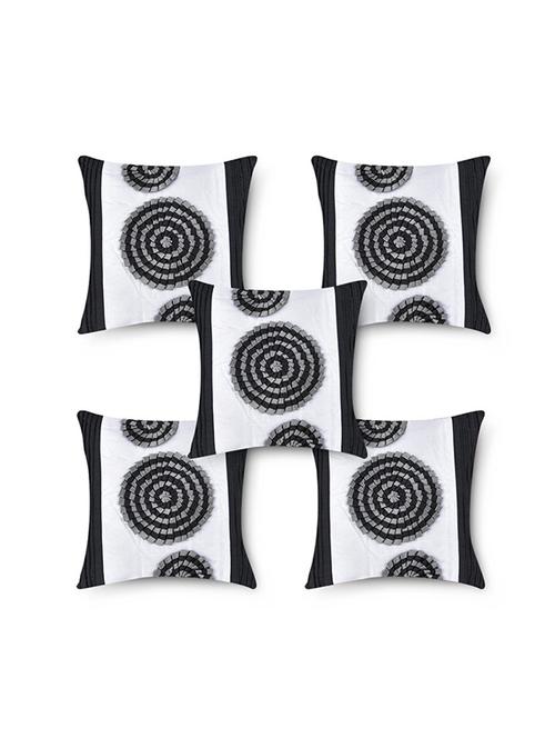 textured multi color cushion cover 16"x16" 5 pcs set - 11481534 - Very Small Image - 1