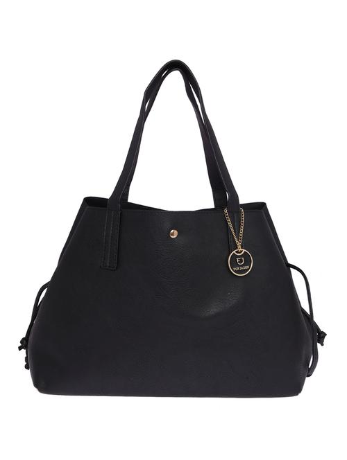 black leatherette handbag - 11483577 - Very Small Image - 1