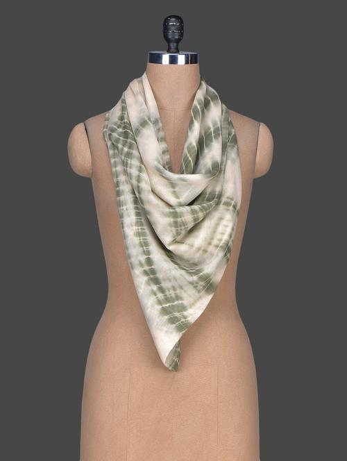 tie & dye printed polyester scarf - 1148370 - Very Small Image - 1