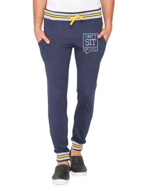blue cotton jogger - 11497111 - Very Small Image - 1