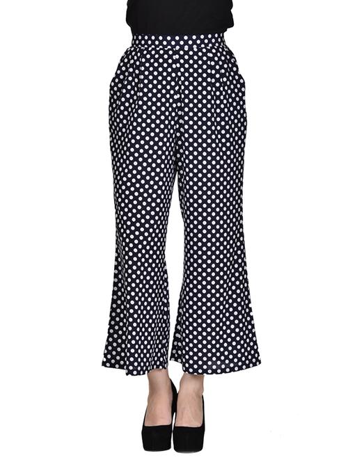 black georgette palazzos - 11498424 - Very Small Image - 1