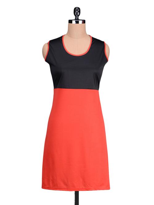 orange poly knit dress - 1149982 - Very Small Image - 1